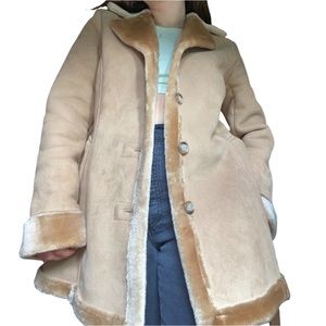 CLEAN Vintage Nine West Fur Coat